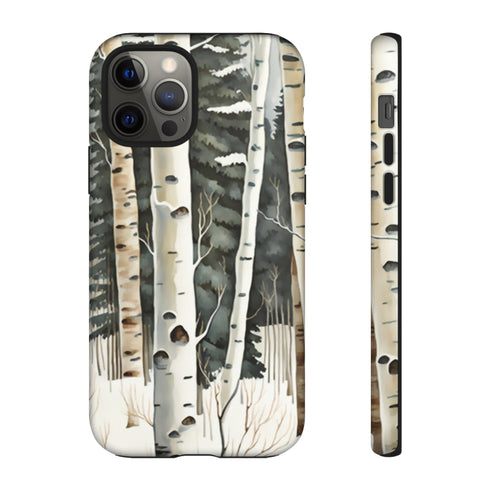 Winter Aspen Trunks - Impact Resistant Phone Case